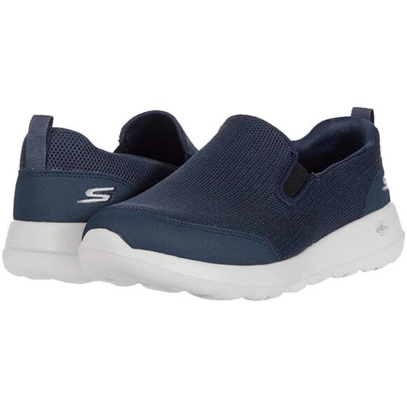 SKECHERS Men\'s Breathable Walking GOwalk Max Slip On, Navy, Sz 11 Extra Wide 4E
